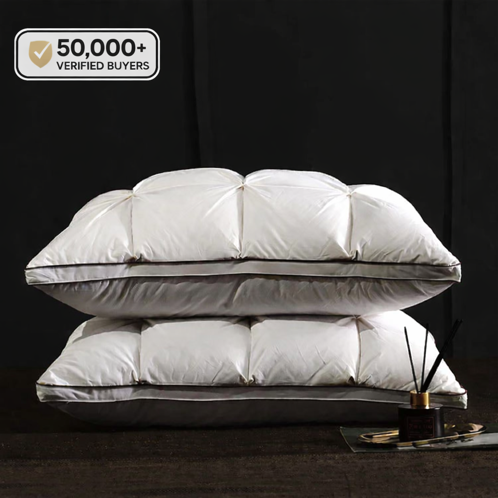 Luxury Hypoallergenic Goose Down Pillow